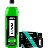 Restaurador Prizm Vonixx Limpa Vidros Tira Mancha + V-light