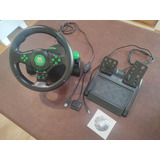 Volante C/ Vibração Xbox 360 Ps3 Ps2 Pc Knup Kp-5815a