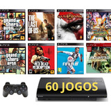 Sony Playstation 3 Super Slim + 60 Jogos Ps3 Digitais