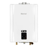 Aquecedor A Gás Gn Rinnai Digital Reu-e210 Feh Branco 127v/220v