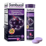 Sambucol - Vitamina C + Zinc 15 Tabletas Efervescentes
