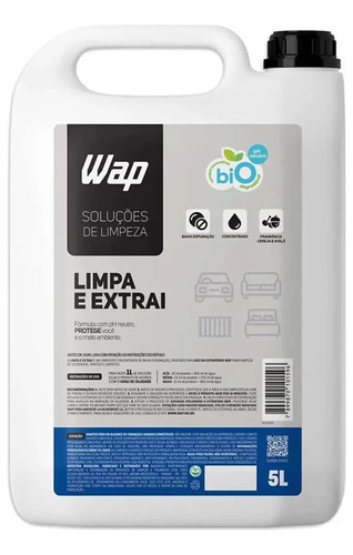 Limpador Limpeza Pesada Limpa E Extrai 5 Litros Wap