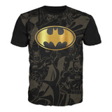 Camiseta Compatible Con Batman Para Niños Hombre Mujer