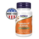 Probiotico 10 25 Billion 50 Caps Vegan Now Intestinos Sanos