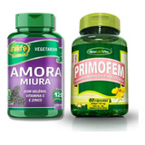 Amora Miura 120 Cps + Óleo De Prímula 60 Cps - Menopausa Tpm