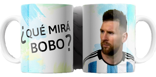 Plantilla Tazas Que Miras Bobo Argentina Sublimar