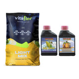 Sustrato Vitaflor Lightmix 50lt Con Top Crop Auto Bud 250ml