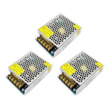 3 Fuentes De Poder 12v 5a 60w Cintas Led Cámaras Switching