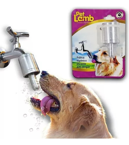 Bebedouro Automático Bilha Lambe Lambe Torneiras Cães Pet