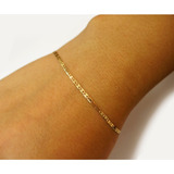 Pulseira Feminina Ouro 18k Piastrine 18cm Pfp0085