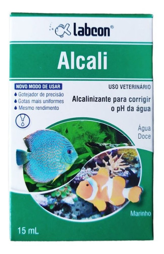 Alcalinizante Para Aquários Alcon Labcon Alcali 15ml
