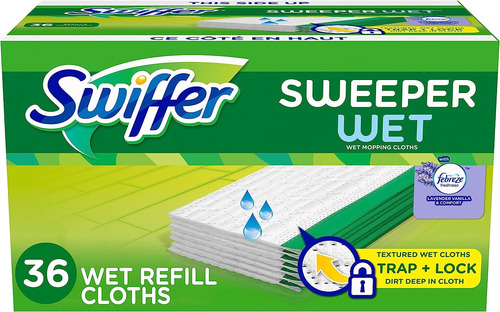 Swiffer Sweeper Wet Mopping Cloths Toalla De Lavanda De 36 P
