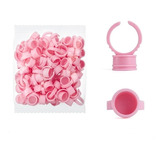 Anel Batoque P/ Micropigmentação M Rosa Claro - 25 Unidades