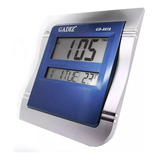 Reloj Digital Pared Escritorio 25x22cm Gadiz Termometro Azul