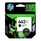 Cartucho Hp 662 Xl Negro Alto Rendimiento 1515 2545 Cz105al 