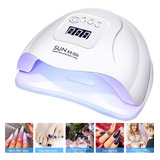 Secador De Uñas Lampara Uv Led 54w Temporizador Digital 