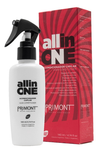 Primont All In One Tratamiento Acondicionador Brillo X 140ml