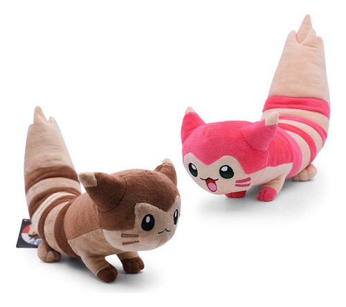 2pcs Furret Peluche Muñeca Juguete Niños Cumpleaño Regalo