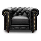 Sillon De Piel 100% Piel Genuina Elegnate Chesterfield