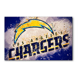 Cuadro Decorativo Chargers De Los Angeles 86x56cm Deportes