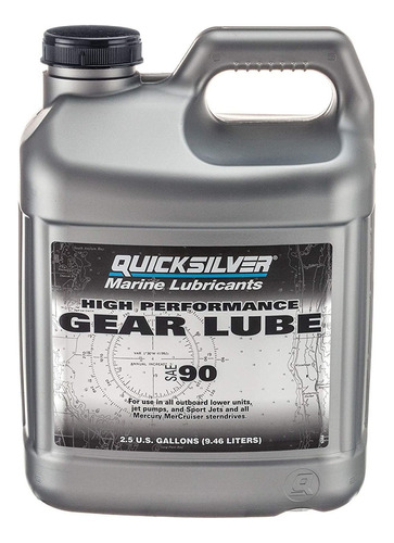 Quicksilver Sae 90 High Performance Gear Lube