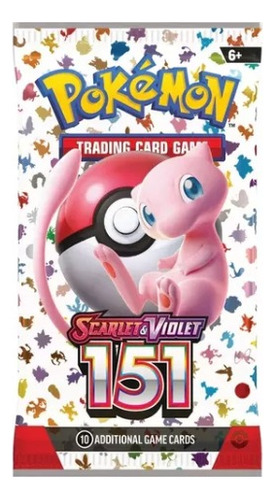 Pokémon Tcg Sobre 10 Cartas Edición 151 Inglés Original