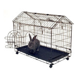 Jaula Kennel Transportadora Para Mascota Conejo