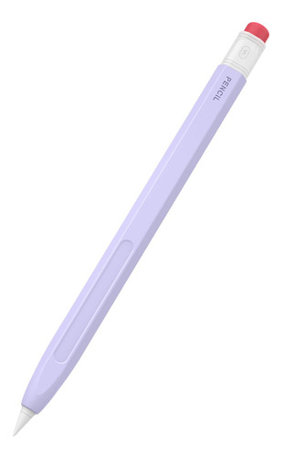 Tablet Touch Pen Cubierta De Goma Pegatina Púrpura 1