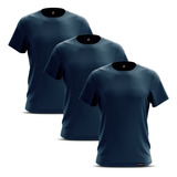 Kit 3 Camiseta Masculina Rugby Com Proteção Uv+ 50 Solar