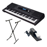 Kit Teclado Arranjador Roland E-x20a+suporte X +pedal