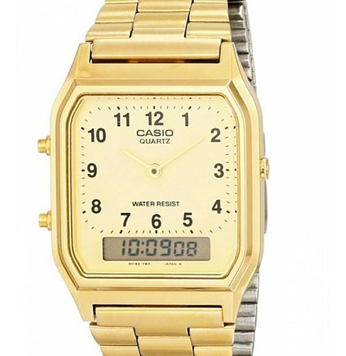 Reloj Casio Aq-230ga-9b Hombre Retro Local Centro