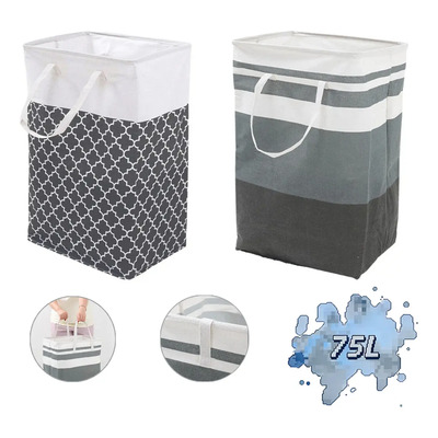 2pzs 75l Grande Cesto Para Sucia Ropa Plegables Lavanderia accesorios bano | MercadoLibre