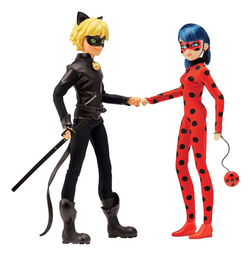 Figuras Miraculous Ladybug Y Catnoir Misión Cumplida