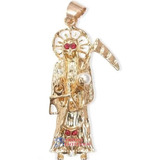 Talismán Santa Muerte - Chapa De Oro - Ritualizado 
