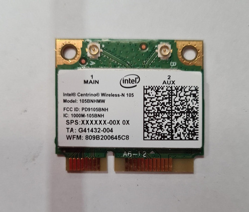 Placa Wifi Intel Centrino 105bnhmw