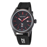 Reloj Para Hombre Nautica Pacific Beach Naphbf118 Negro