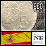 España - 5 Pesetas - Año 1980 (80) - Km #817 - Fifa '82