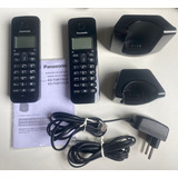 Telefone Panasonic Kx-tgb112 Sem Fio - Cor Preto Usado