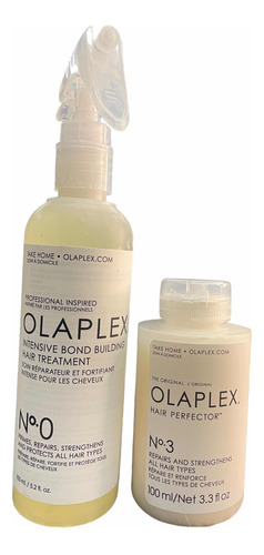 Kit Olaplex Paso Nº0, Nº3 Hair Perfector Tratamiento Capilar