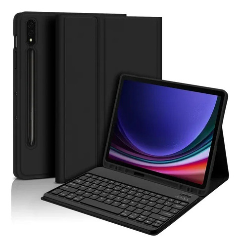 Funda Con Teclado Para Samsung Tab S9 Plus / S9 Fe Plus 12.4