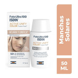 Isdin Fotoultra 100 Active Unify Color Spf 50+, 50 Ml