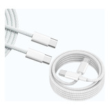 Cable De Carga Tipo C/usb C Apple Samsung Carga Rapida 1 Mts