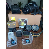 Cámara Nikon D5200 18-55mm Vr A-fs Kit 