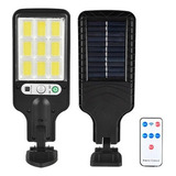 Lámpara Led De Poste 200w Energía Solar Luminaria Solar Jard