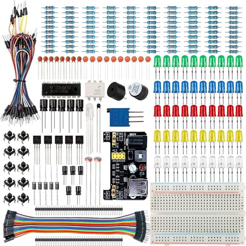 Kit Componentes Electrónicos Para Arduino, Raspberry Pi