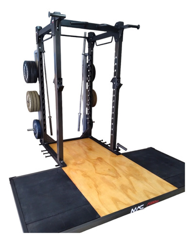 Jaula De Potencia Powerrack Mac Fitness (c/piso)