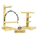 Brinquedo Parquinho Playground Kit Para Ring Neck Calopsita