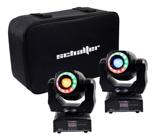 Schalter Spot Beam Cabeza Movil Con Aro Led Gobos 90w Msi