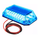 Giroflex Giroled Led Azul 12v Parafuso Carro Moto Emergência