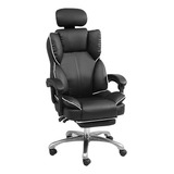 Silla Pc Negra Sillón Regulable Ejecutiva Oficina Escritorio